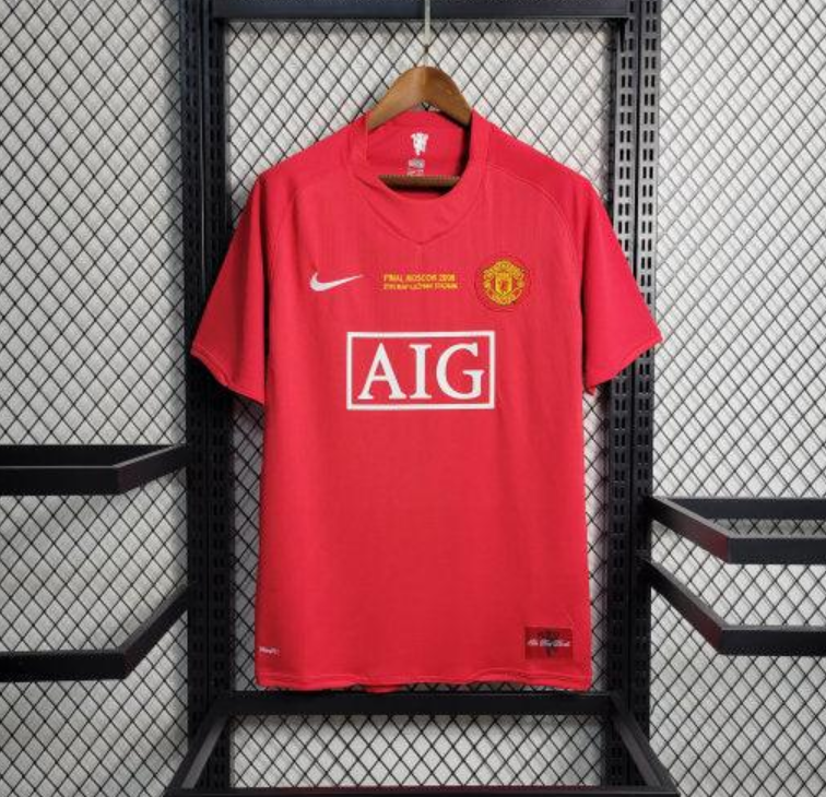 Maillot Manchester United saison 2007-2008 rétro